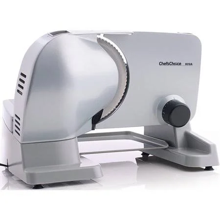 Chef'sChoice Electric Meat Slicer with Stainless Steel Blade Features Slice Thickness Control and Tilted Food Carriage Easy Clea
