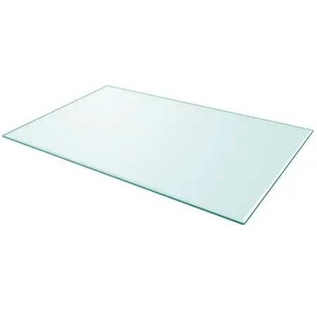 Table Top Tempered Glass Rectangular 39.4 inchx24.4 inch