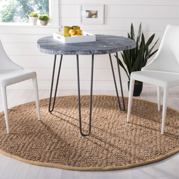 Safavieh Natural Fiber NF181C Natural, Black Rug 2&3x22 x 12& Runner