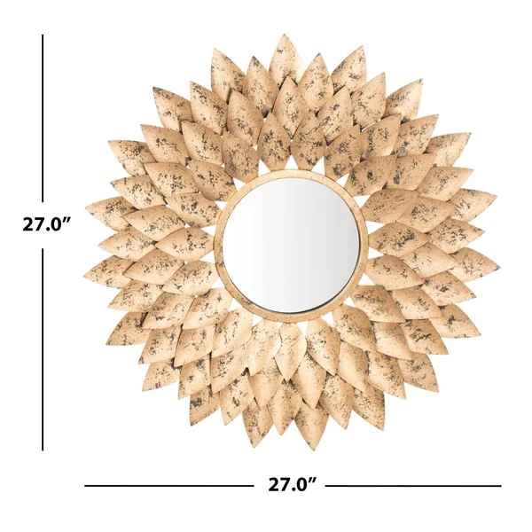 Safavieh Lana Sunburst Mirror - Gold