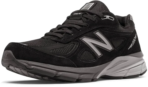 Balance Men's M990BK4 Running Shoe - Black/Silver, 12 D US