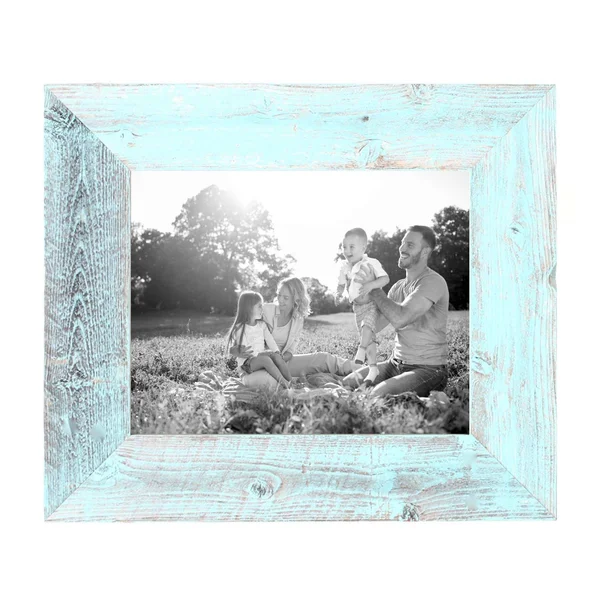 BarnwoodUSA, Farmhouse Picture Frame with 3 inch Wide Frame, 100% Reclaimed Wood (8x10, Robins Egg Blue), Size: 8 x 10