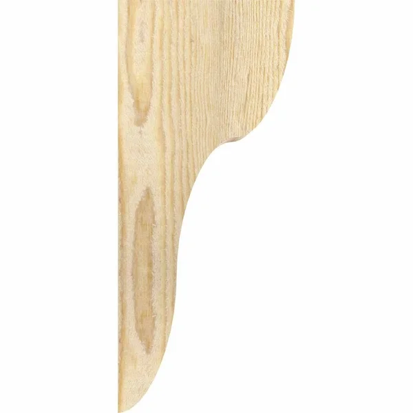 4x22W x 8x22D x 8x22H Carmel Rough Sawn Corbel - Douglas Fir