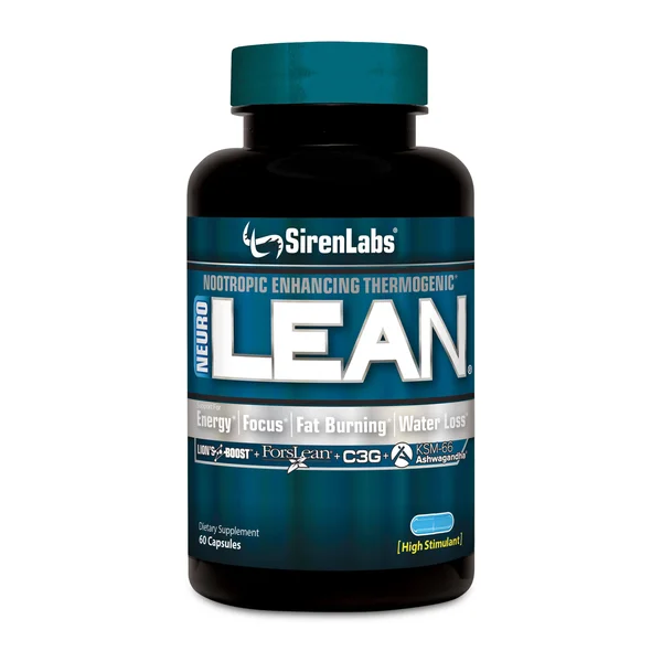 SirenLabs Neuro Lean Nootropic Enhancing Thermogenic - 60 Capsules