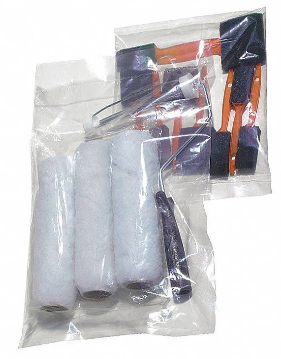 36x22 x 20x22 LDPE Lay Flat Poly Bag - 1.5 mil, Pk500, 5DGK3