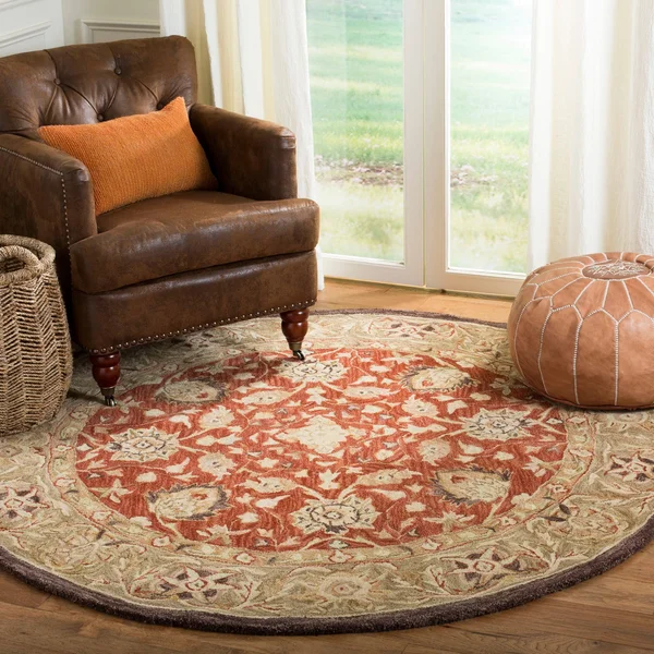Safavieh Anatolia Brown/Green Area Rug; 8& x 10&