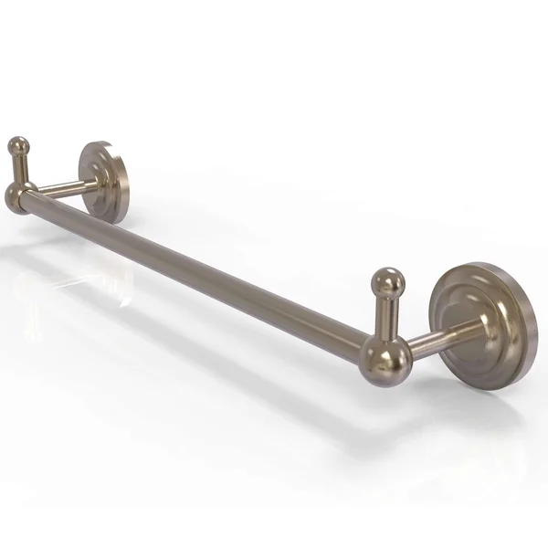 Allied Brass Prestige Que New Collection 18 inch Towel Bar with Integrated Hooks - Antique Pewter