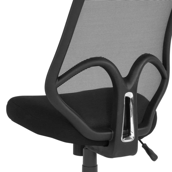 Flash Furniture Salerno Dark Gray High Back Mesh Chair
