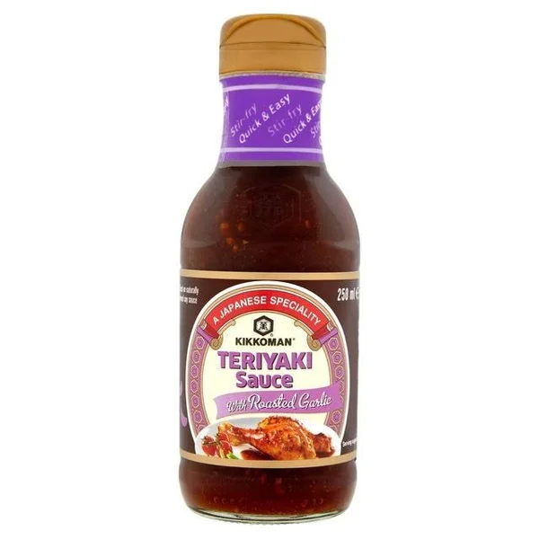 Kikkoman Teriyaki Sauce Roasted Garlic 250ml