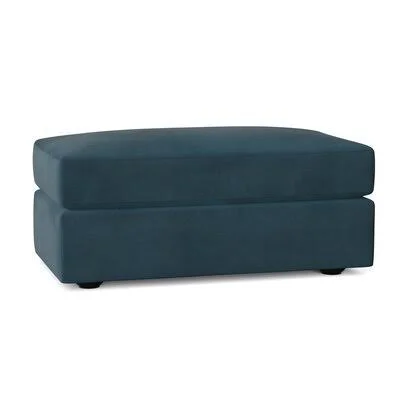 Aubree 40x22 Rectangle Standard Ottoman Body Fabric: Tina Gulfstream