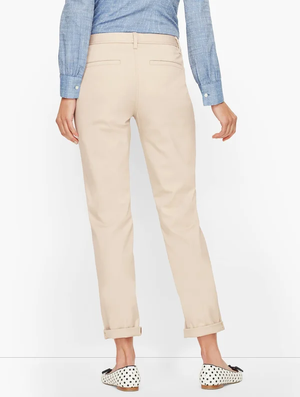 Relaxed Chinos Pants - Indigo - 2 Talbots