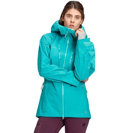 Mammut Women's Haldigrat HS Hooded Jacket - XL - Dark Ceramic
