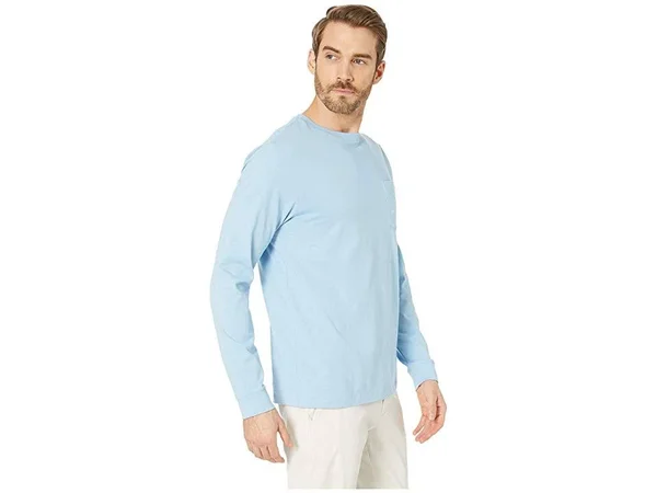 Vineyard Vines, Long Sleeve Vintage Whale Pocket Tee, S, Jake Blue