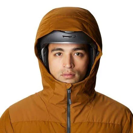 Mountain Hardwear Direct North GTX Windstopper Down Jacket - Men's Golden Brown - XL