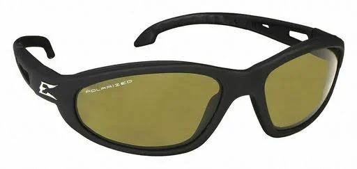 Edge Eyewear Dakura Scratch-Resistant Polarized Safety Glasses, Yellow Lens TSM212