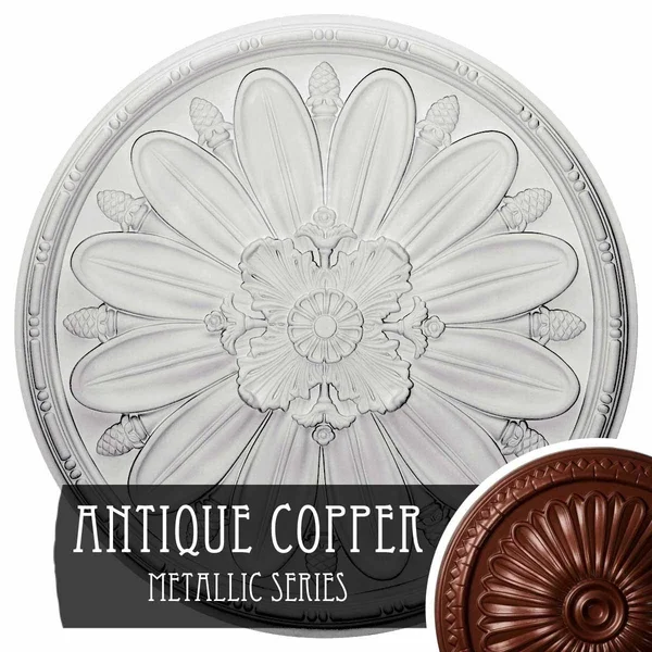 29 7/8x22OD x 1 3/8x22P Fairfax Ceiling Medallion - Hand-Painted Night Shade