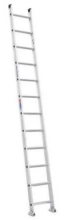 Werner D1512-1 Ladder - 12 ft.H, 18-1/8 in W, Aluminum