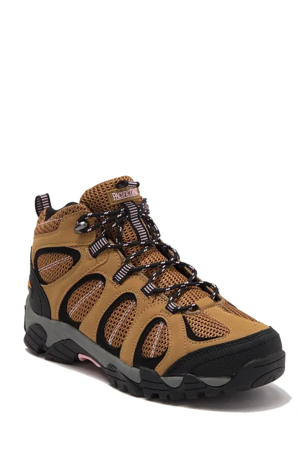 Pacific Trail Windom Hiking Boots Women's Shoes size, Size: 7, Brown