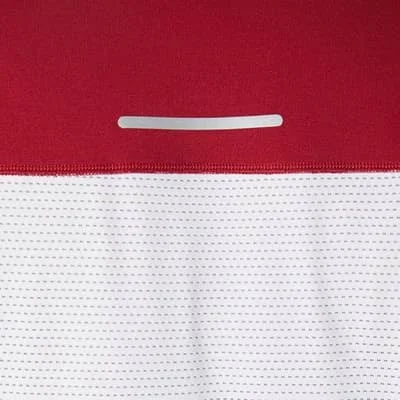 Asics Race Short-Sleeved T-Shirt White Maroon Coral - XL