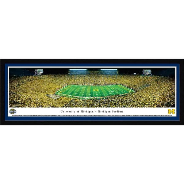 Michigan Football - Under The Lights - 2013 50 Yard Line - Blakeway Panoramas Print