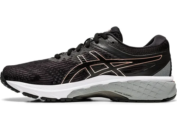 Asics GT-2000 8 (2A) Black/Gold Women's Running Shoes - Size: 6.5