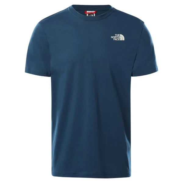 The North Face Mens Redbox Celebration T-Shirt Monterey Blue
