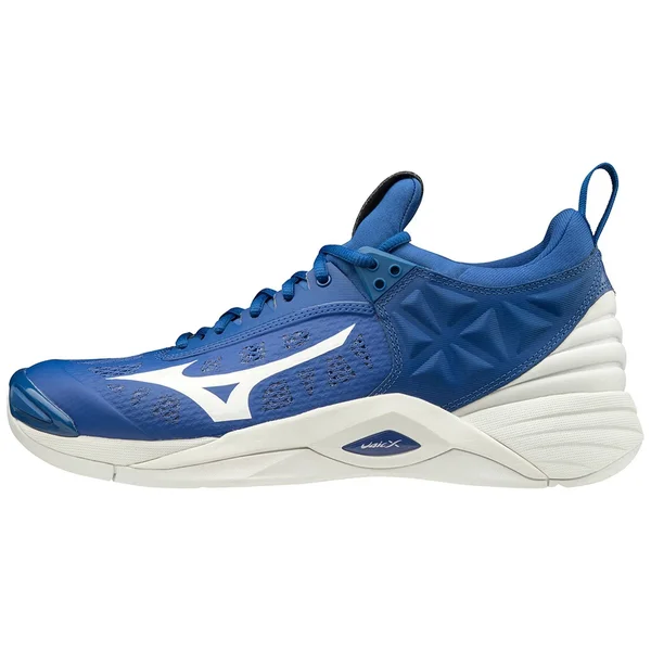 Mizuno Wave Momentum Men's Volleyball Shoes-Blue/White, Size: 9.5