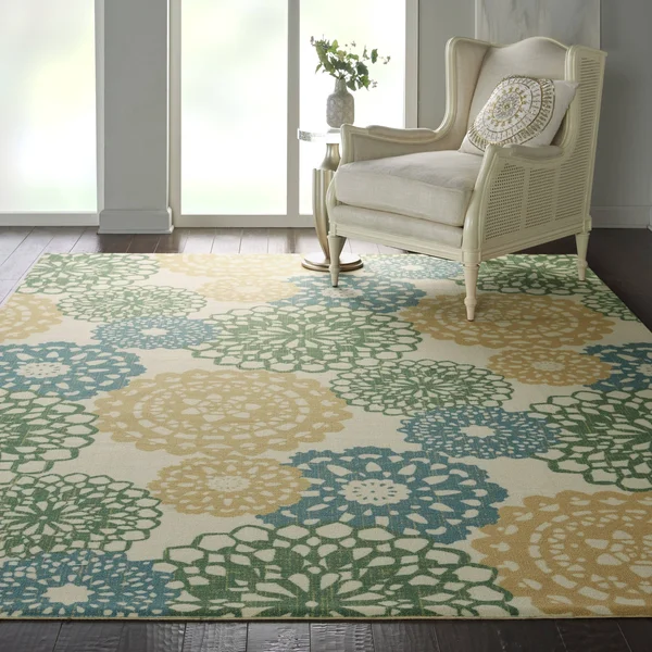 Waverly Sun N& Shade SND72 Area Rug - Black, 10& x 13&