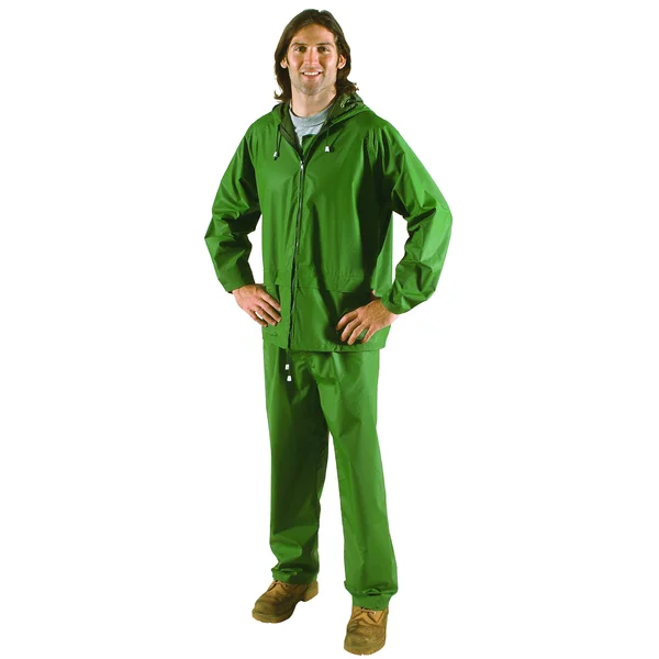 Galeton Repel Rainwear Nylon & PVC Rain Suit - Men's Size Small Black #7955-S-BK
