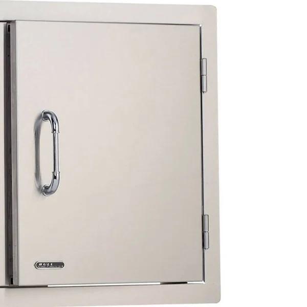 Bull Outdoor Products Stainless Steel Double Access Doors & Outlaw Grill Head