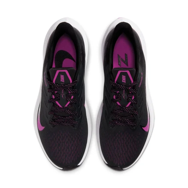 Nike Zoom Winflo 7 Women's Running Shoes, Size: 6, Black