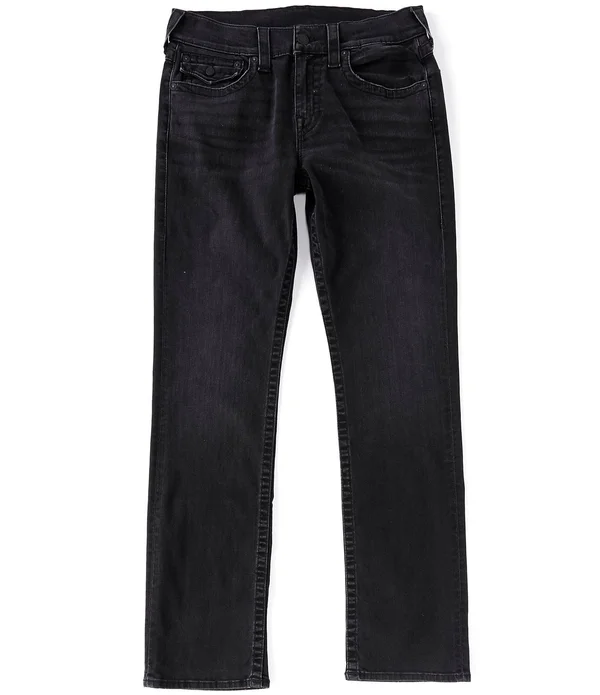 True Religion Men's Ricky Straight Leg Jean with Back Flap Pockets