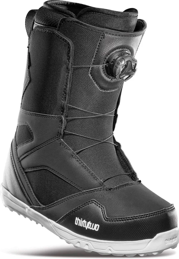 Thirtytwo STW Boa Snowboard Boots (2022), Black, White, 8.5