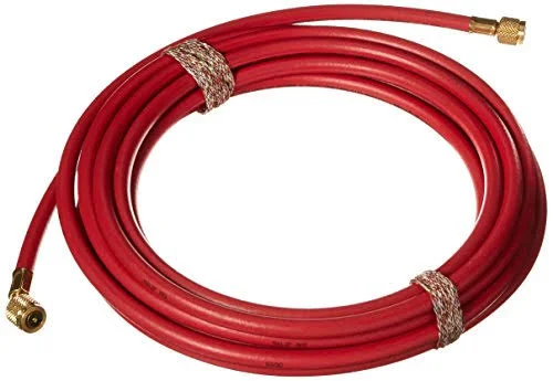Yellow Jacket, 21725, Plus II 1/4x22 Red Charging Hose
