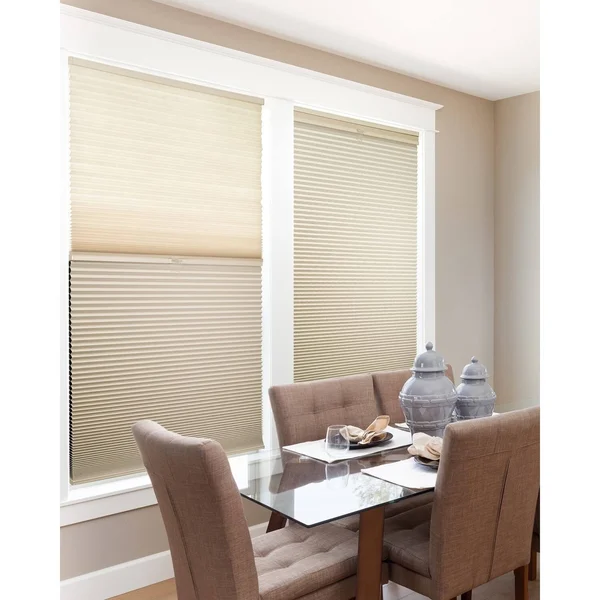 Chicology Day N& Night Cordless Cellular Shades, Fawn - 58x22 x 48x22