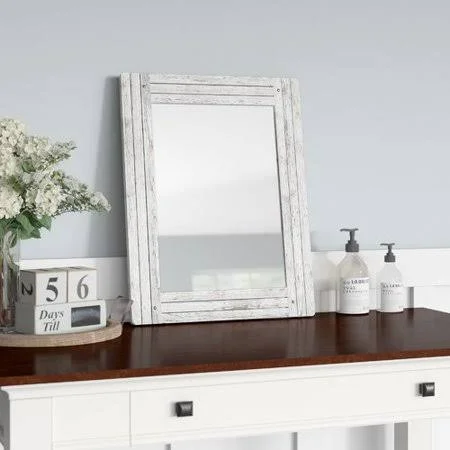 August Grove Lefkowski Accent Mirror, White