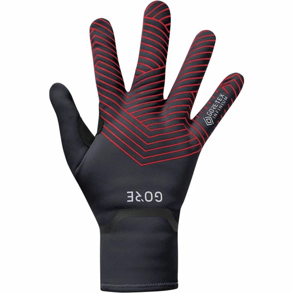 Gore C3 GORE-TEX INFINIUM Stretch Mid Gloves - Black Red