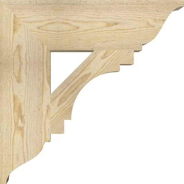 6x22W x 22x22D x 22x22H Merced Traditional Rough Sawn BRACKET - Douglas Fir