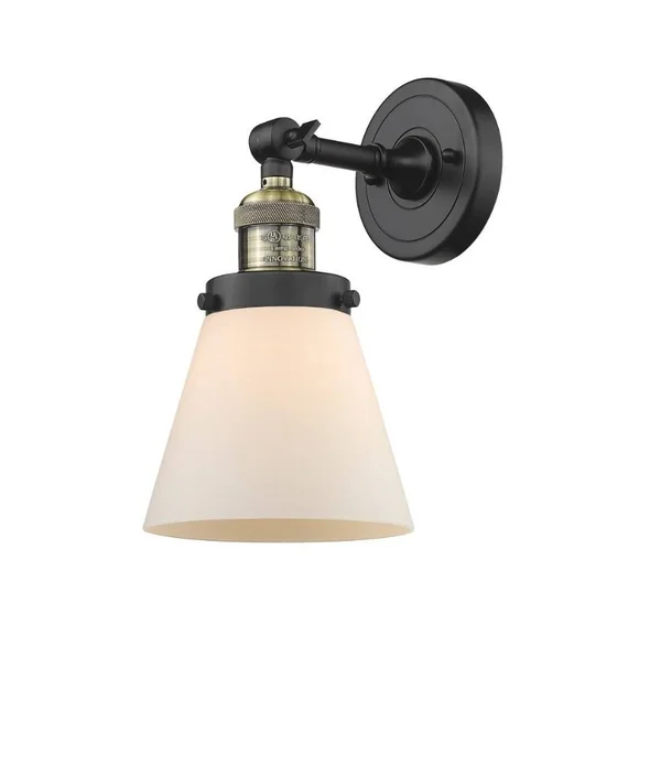 Innovations Lighting 201F-PN-G63 Small Cone-1 Light Semi-Flush Mount