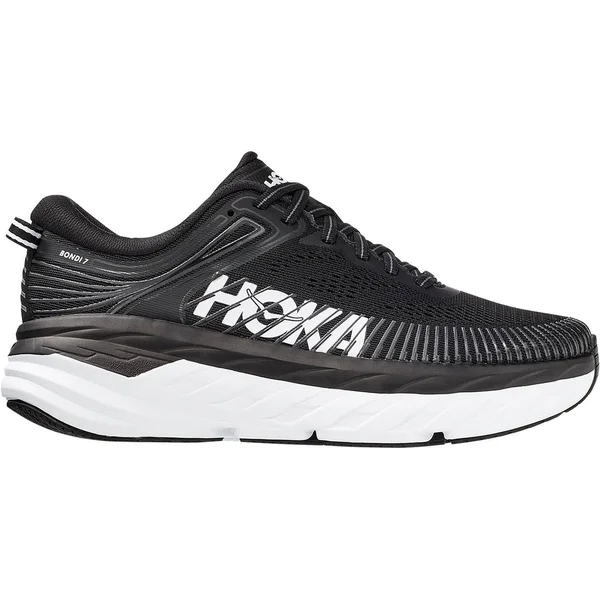 Hoka One One Women's Bondi 7 Black-White, 12