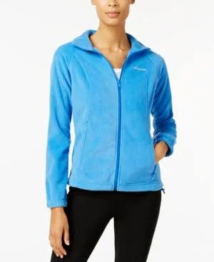 Columbia Women's Petite Benton Springs Full Zip Fleece Jacket - X-Small - Stormy Blue