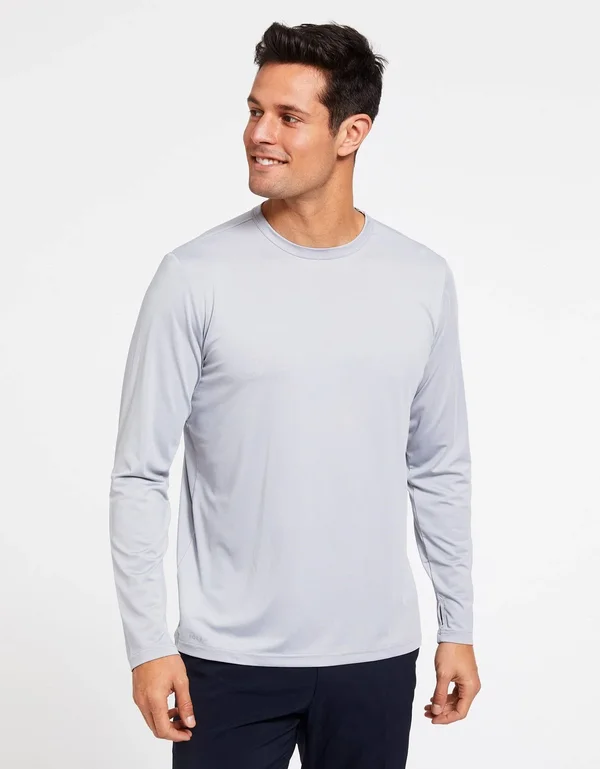 Sun Protective Long Sleeve T-Shirt UPF50+ for Men - UV Protection Dark Navy