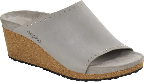 Birkenstock Namica Rivets Stone Nubuck, 36, Narrow
