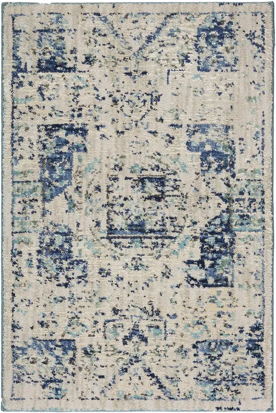 Karastan Cosmopolitan Santee Indigo 2& x 3& Area Rug
