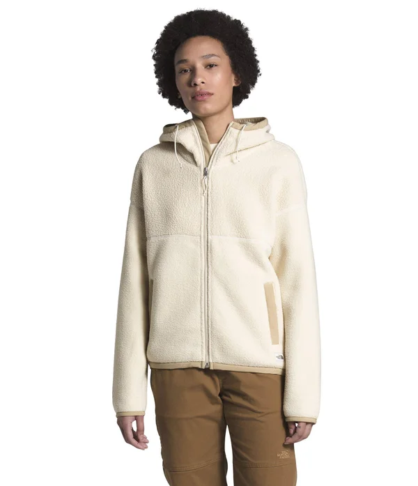 The North Face Women's Cragmont Fleece Full Zip Hoodie, Sand, Size: Small