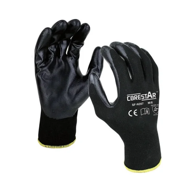 Nylon Knit Smooth Nitrile Coating Multi-functional Gloves 10(XL) - 120 Pairs