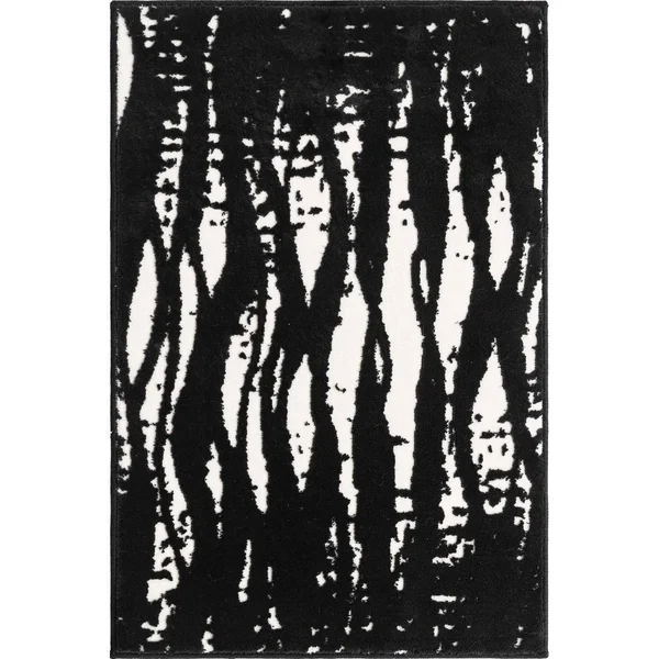 Vince Camuto Roma Modern Abstract Area Rug - Teal - 2& 0 x 8& 8 Runner
