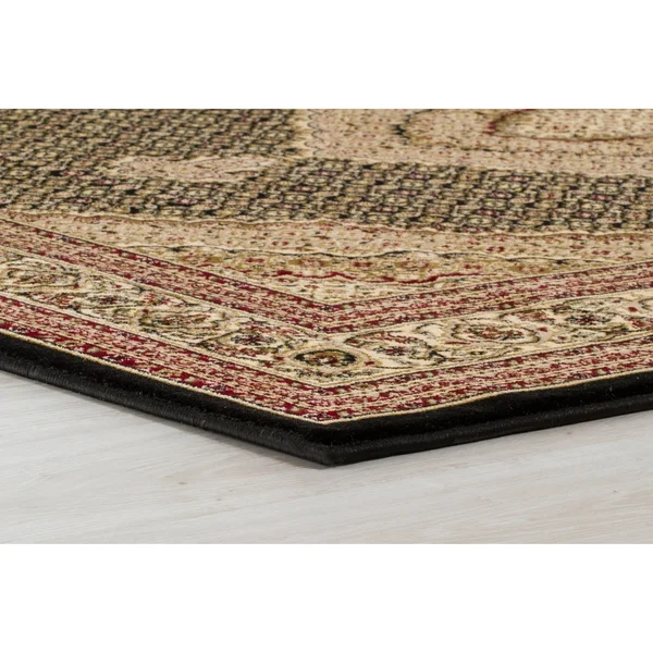 MDA Home Persian Cream/Brown Traditional Polypropylene Area Rug - 6&9x22 x 9&6x22