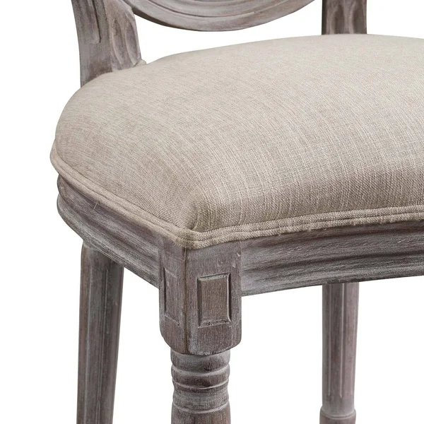 Arise Beige Fabric/Wood Dining Side Chair by Modway