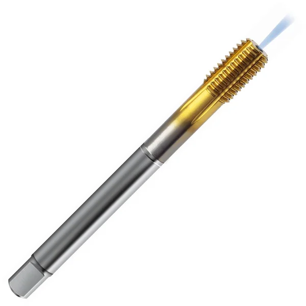 GUHRING M14x2.00 Metric 6HX Semi-Bottoming Thread Forming Tap - Cobalt, Tin Finish, 110mm OAL, Right Hand Thread, D13/D14 Thread